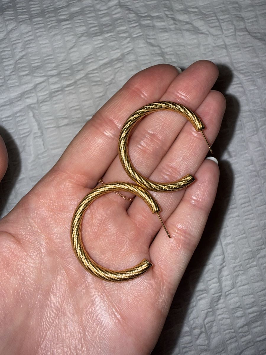Boucles d'oreille: Goldene Kreolen  – D'occasion à Luzern par Itsclaire 1