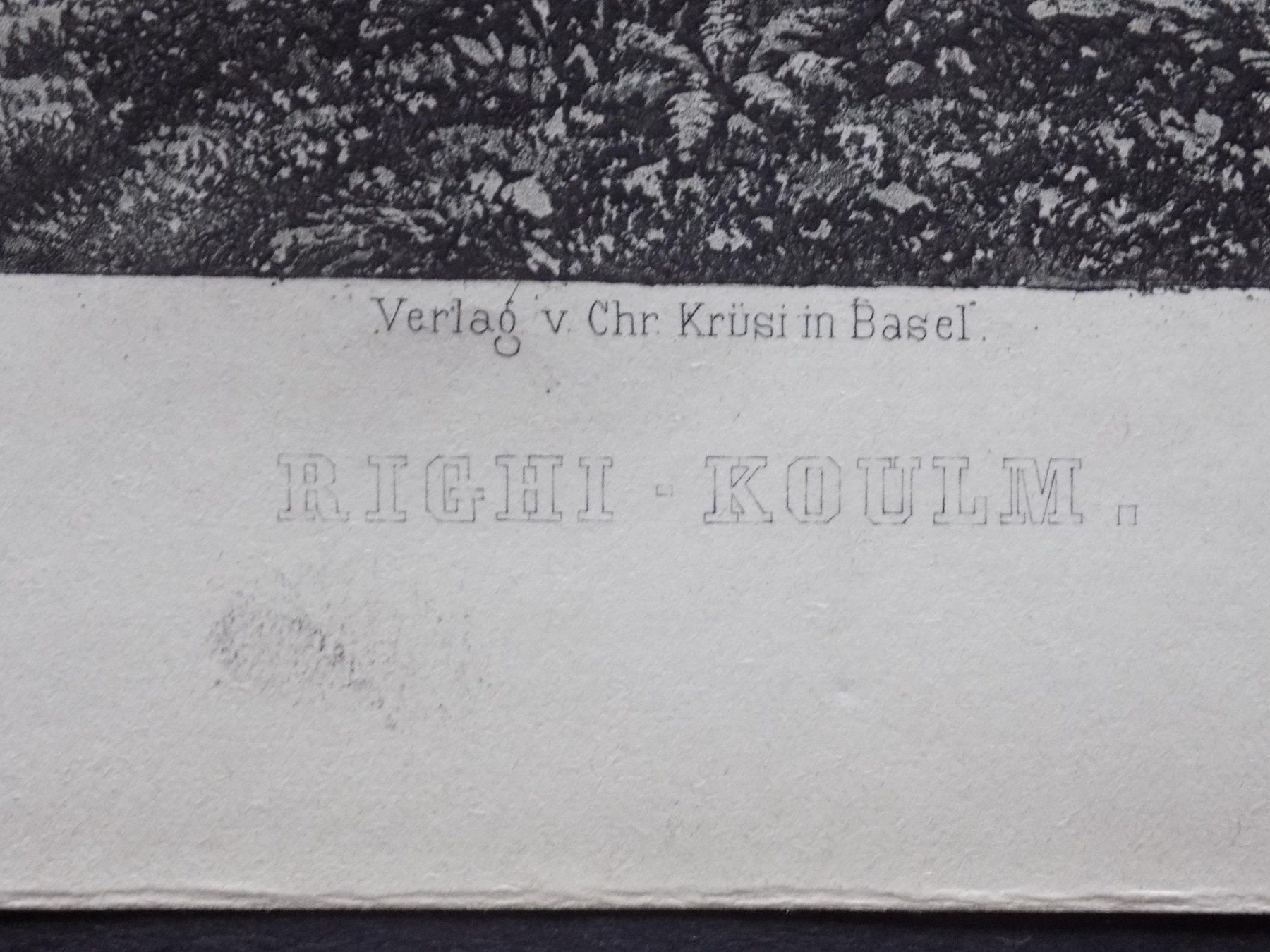 Gravures: Rigi Kulm – D'occasion à Risch par Rischli15 2