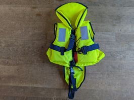Rettungsweste Kinder gelb Grösse 20-30kg gut erhalten