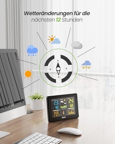 Altro per la casa: Wetterstation Funk Aussensensor Digital Farbdisplay Innen – Nuovo e nell'imballaggio originale da Hundwil venduto da pac_6jh8 5