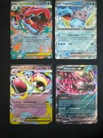 Pokemon 4x EX Karten Englisch NM