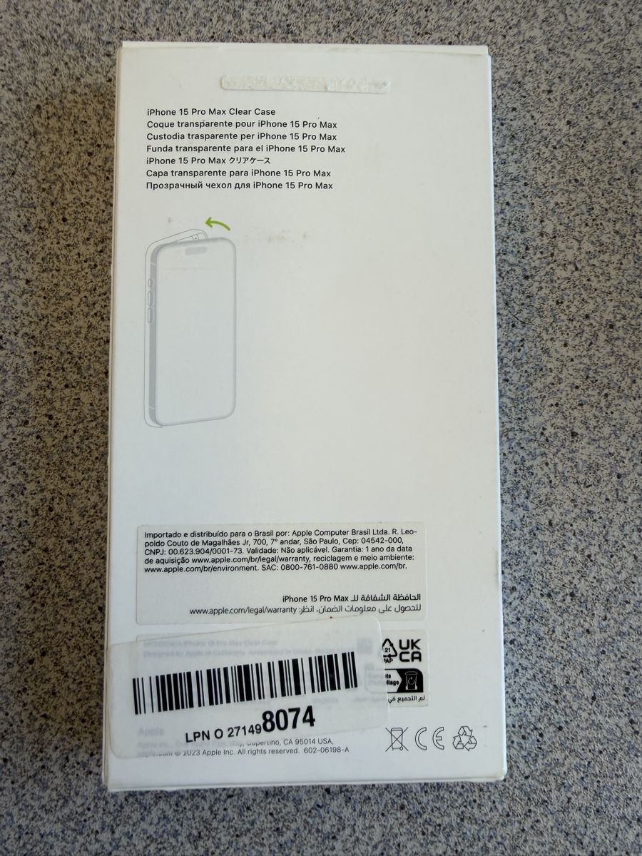 Apple Cover & Protezioni schermo: APPLE iPhone15 ProMax Clear Case MagSafe – Usato da Zürich venduto da maxn 1