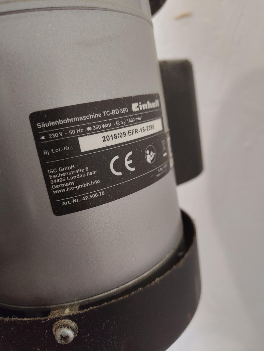 Einhell Trapani: Einhell TC-BD 350 bench drill — working, needs a clean – Usato da Capolago venduto da Bomberz 4
