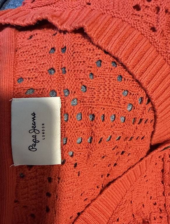 Jacken: Roter Strick-Cardigan – Gebraucht aus Alchenflüh von selina077 2