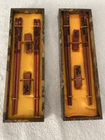 2x Essstäbchen Set mit Drachenmotiv neu