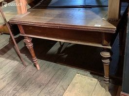 Gründerzeit Tisch,  Auszug Nuss Birnbaum 122 x 86, + 2 x 50