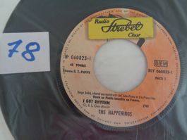 1 Vinyl Single – The Happnings – I Got Rhythm -BIEM 060825-1