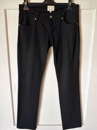 Damen Hose Met Jeans schwarz Grösse 28 guter Zustand