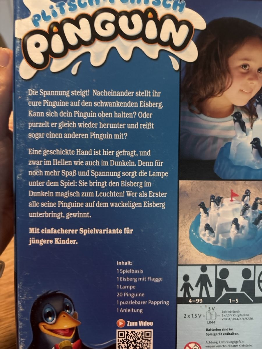 Ravensburger Spiele: Plitsch Platsch Pinguin – Gebraucht aus Engelberg von Reslisport 1