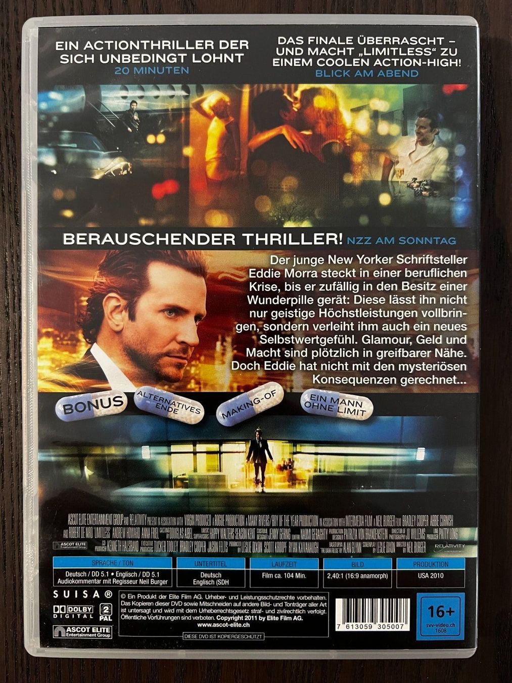 Tous les DVDs: Limitless – D'occasion à Zürich par FilmFreunde 1