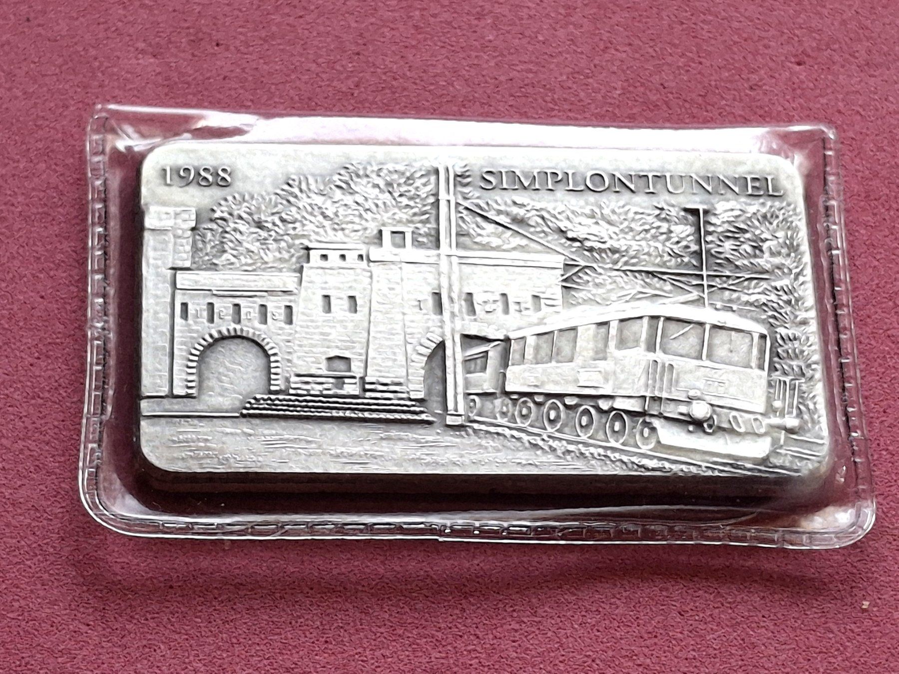 Metalli preziosi: CH EISENBAHN - SIMPLONTUNNEL - OVP – Usato da Boniswil venduto da dpd4coins