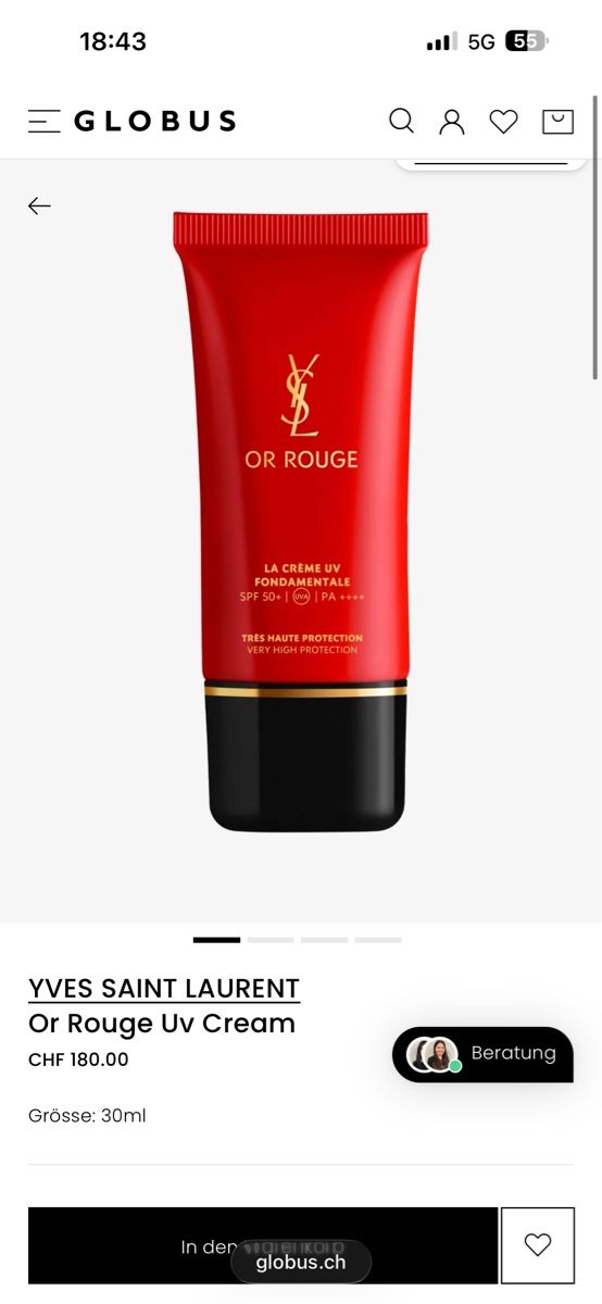 Saint Laurent Cura del viso: ** YSL - OR ROUGE/ETUI - SET ** – Nuovo e nell'imballaggio originale da Giebenach venduto da BeautyLover.90s 5