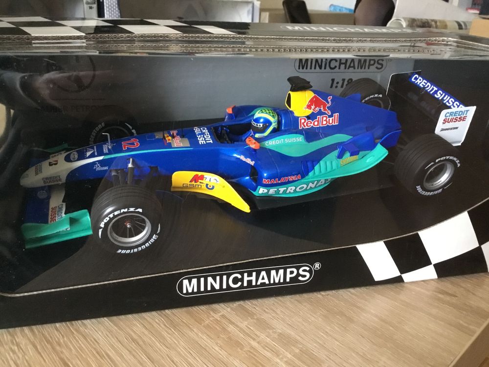 SAUBER C18 Red Bull Petronas Jean Alesi F1 Minichamps 1:8 (D'occasion) à Rebstein pour CHF 1600 – retrait uniquement | Acheter sur