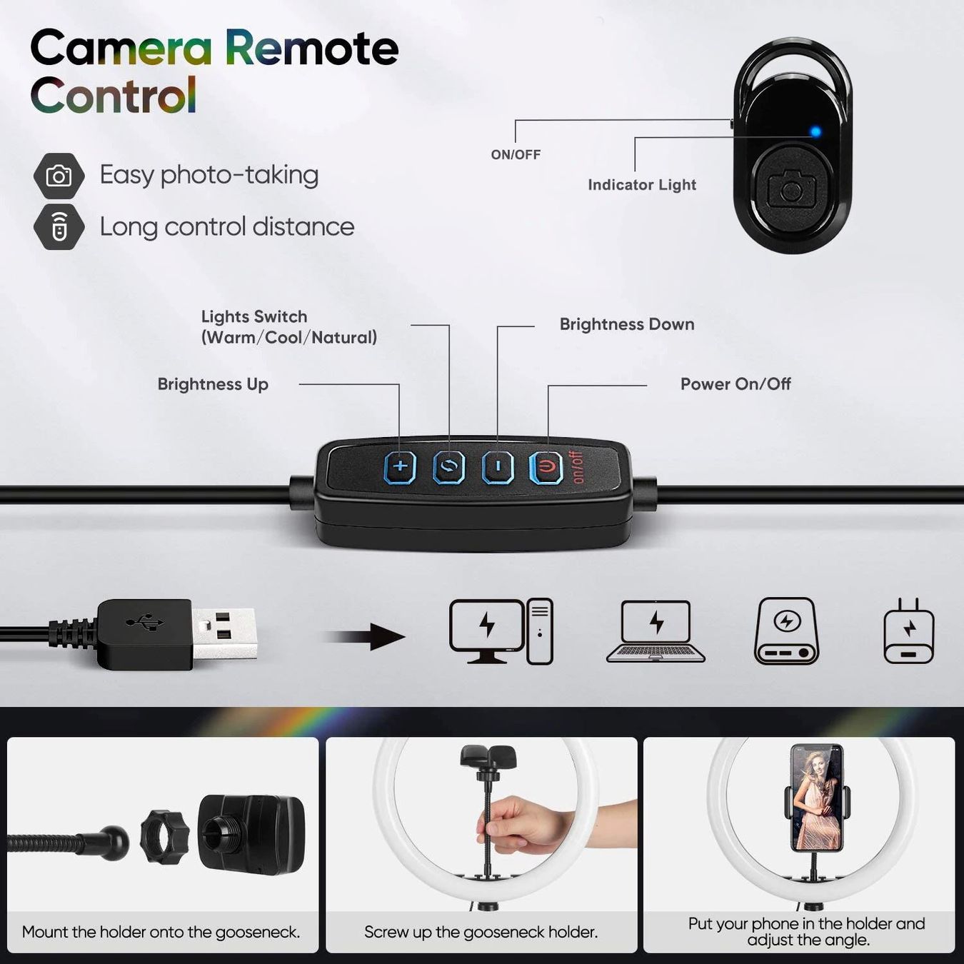 Treppiedi & Teste: Selfie-Ringlicht mit Stativ – Nuovo e nell'imballaggio originale da Unterägeri venduto da RmOnline 4