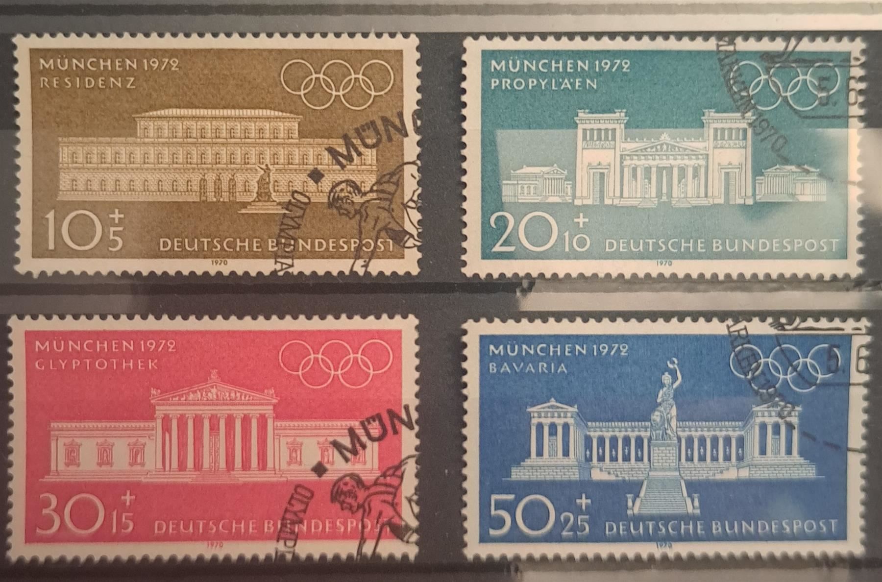 Tutti i francobolli: JO 1972 Münich – Usato da Biel/Bienne venduto da ESOXMAN
