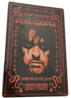 Alice Cooper - Blechschild  (neu, OVP)