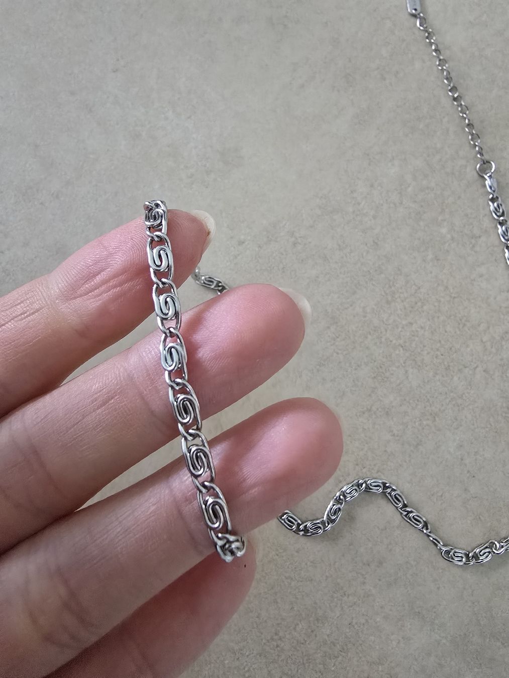 Catenine: Edelstahl Halskette – Nuovo e nell'imballaggio originale da Rickenbach b. Wil venduto da Beautiful.Things 3