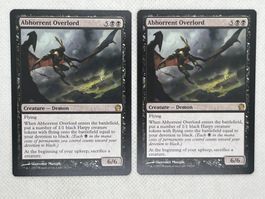 MTG Abhorrent Overlord THS 75 Rare 2x