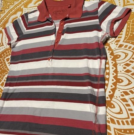 Esprit Polo Uomo di cotone a righe-M/L-chic e elegante