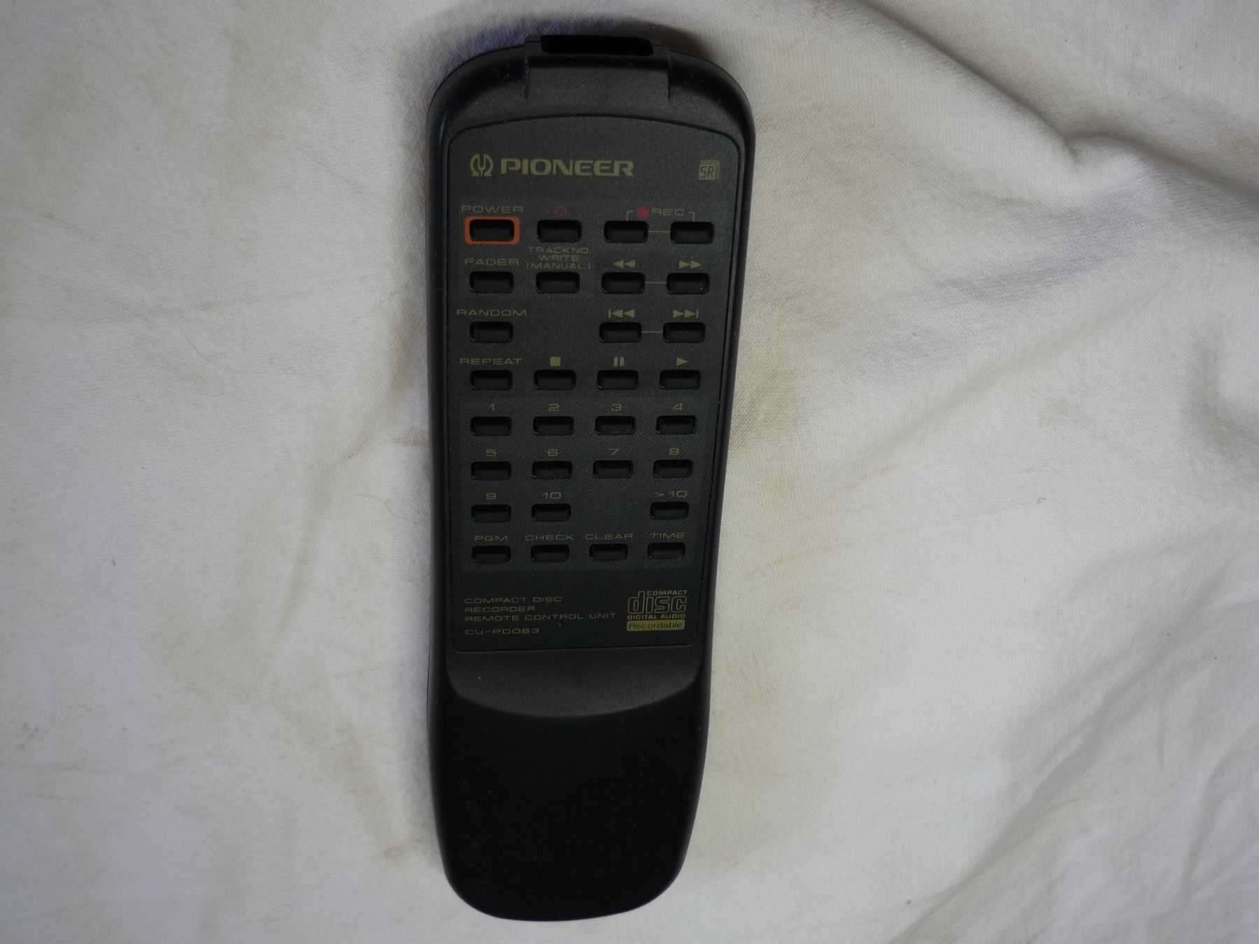 Philips Telecomandi: Fernbedienung Pioneer - Compact Disc Player - CU P0083 – Usato da Beringen venduto da Flatretriever