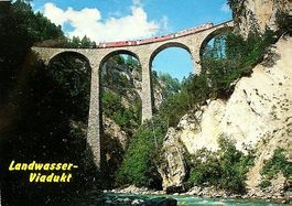 FILISUR Landwasserviadukt, Rhätische Bahn