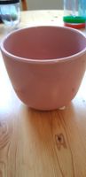 Bol rose pastel, pot de fleurs