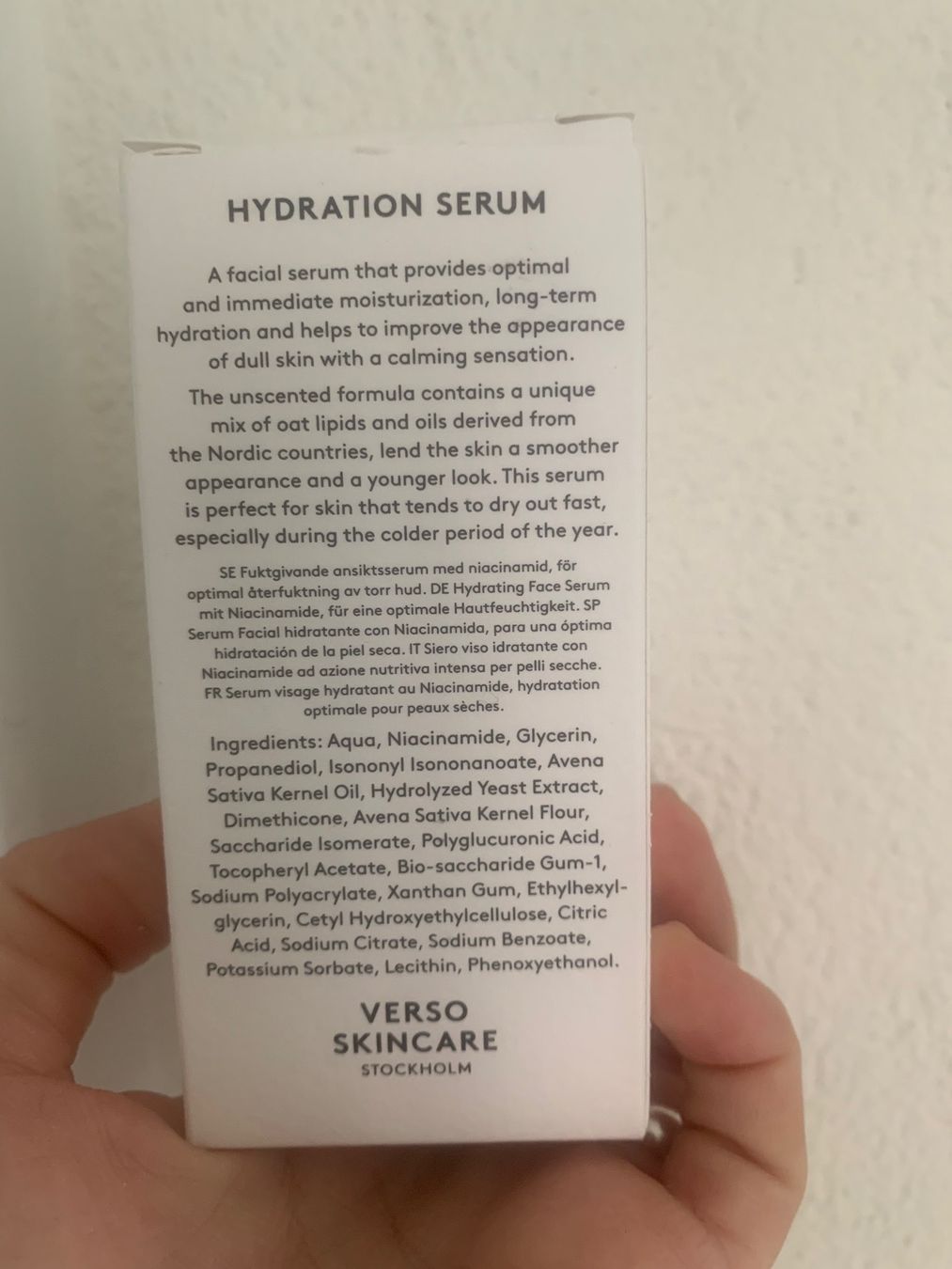 Cura del viso: VERSO HYDRATION SERUM 30ML Ladenpreis CHF99.00 Neu – Nuovo e nell'imballaggio originale da Zürich venduto da deruja 4