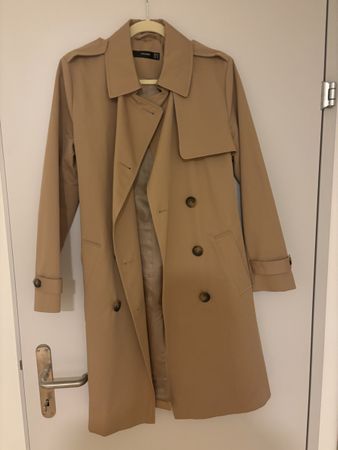 Trenchcoat Hallhuber Beige Grösse 38 sehr guter Zustand
