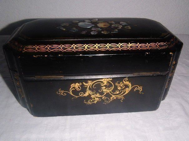 Cassapanche: Antike Teedose ca. 1880... – Usato da Senèdes venduto da Mutzli52 2