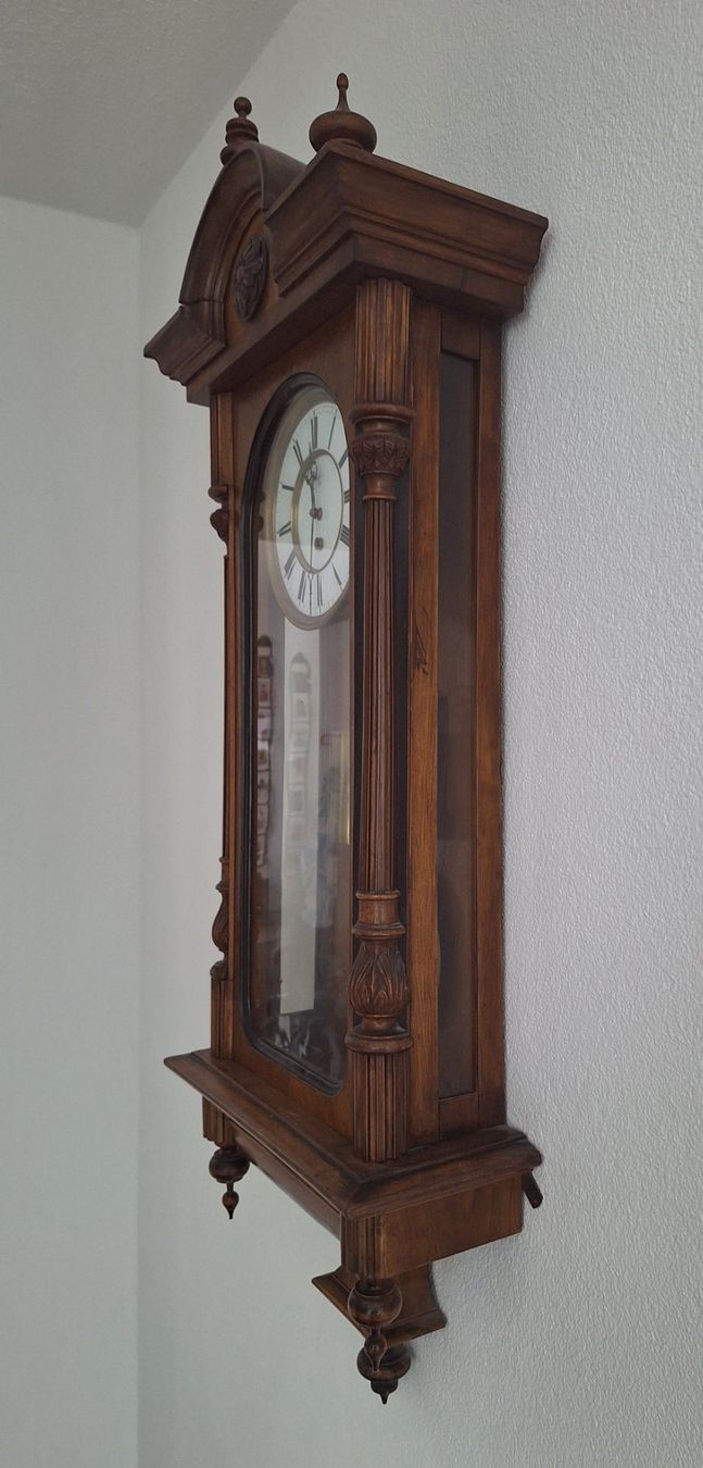Orologi: Wiener Regulator mit einem Gewicht um 1860 .. – Usato da Worblaufen venduto da Aandy 1
