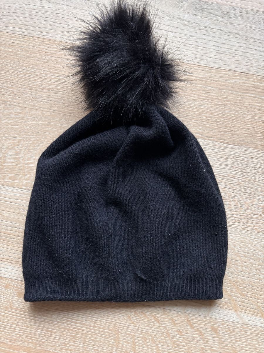 Hüte, Mützen & Caps: Strickmütze schwarz Capelli New York – Gebraucht aus Gwatt (Thun) von Bioethanol01 1