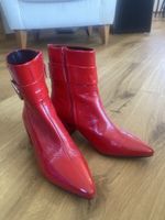 Rote Heine Stiefeletten, Grösse 36
