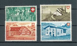 Schweiz Pro Juventute 1946 Briefmarken Satz komplett