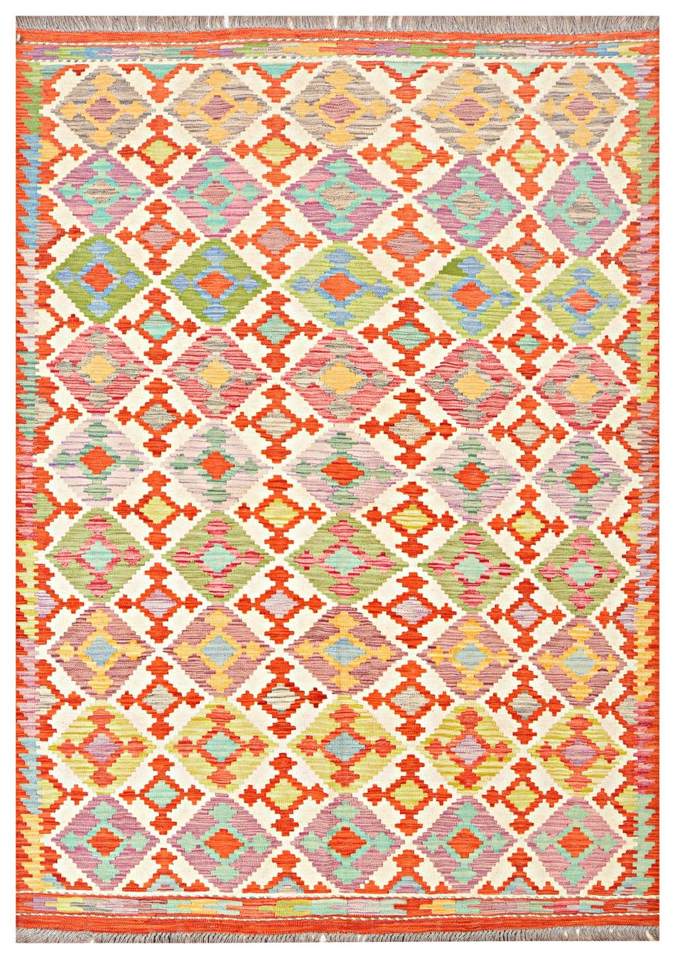 Kelim Tappeti: Oriente Kelim Teppich 170x240 Cm – Nuovo e nell'imballaggio originale da Lahore venduto da Fairways79 3
