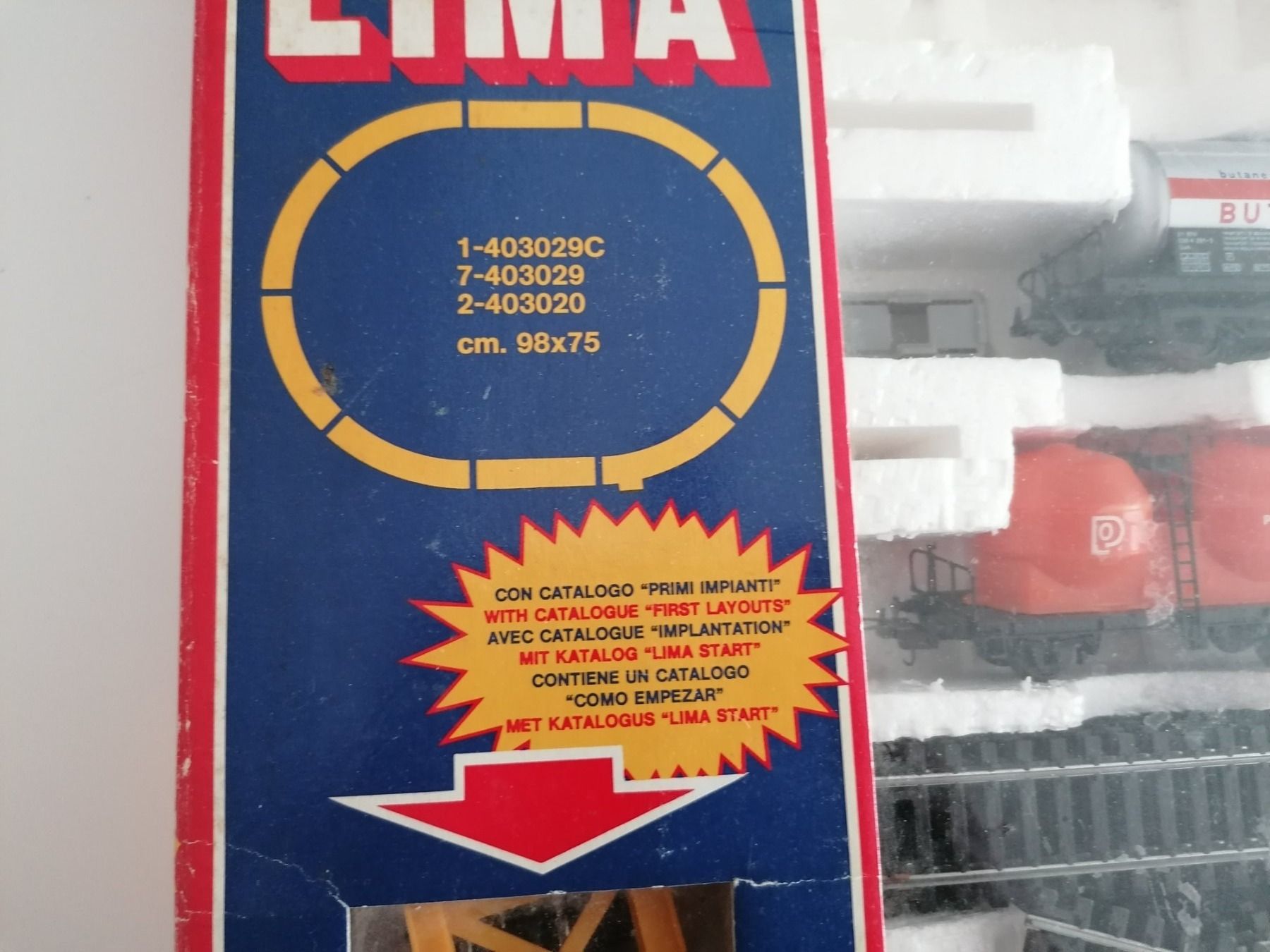 Lima Modellini di ferrovie: Lima Eisenbahn Starter Set mit SBB Güterwagen – Usato da Basel venduto da vintagecollector 1