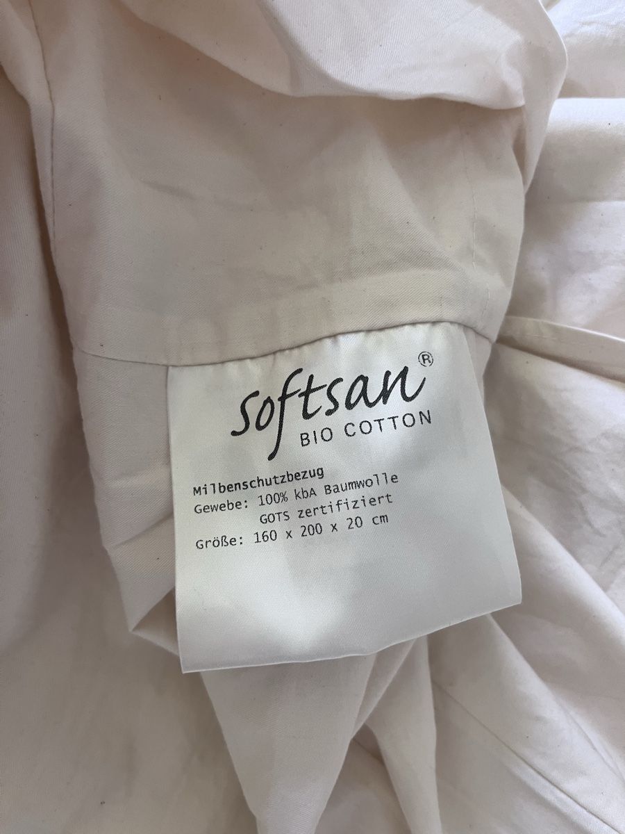Biancheria da letto: Softsan Encasing 160x200, Bio Coton, Protection Allergies – Usato da Genève venduto da onemansvoice 1