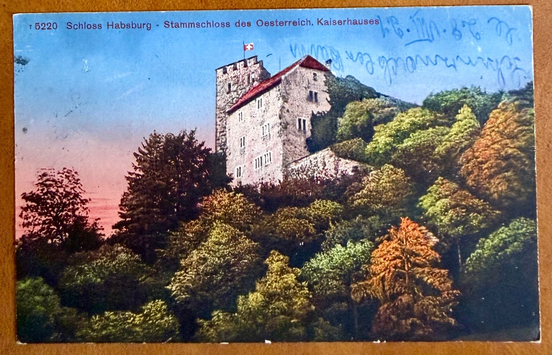 Ansichtskarten: Habsburg - Schloss 1927 – Gebraucht aus Lutry von Ediego