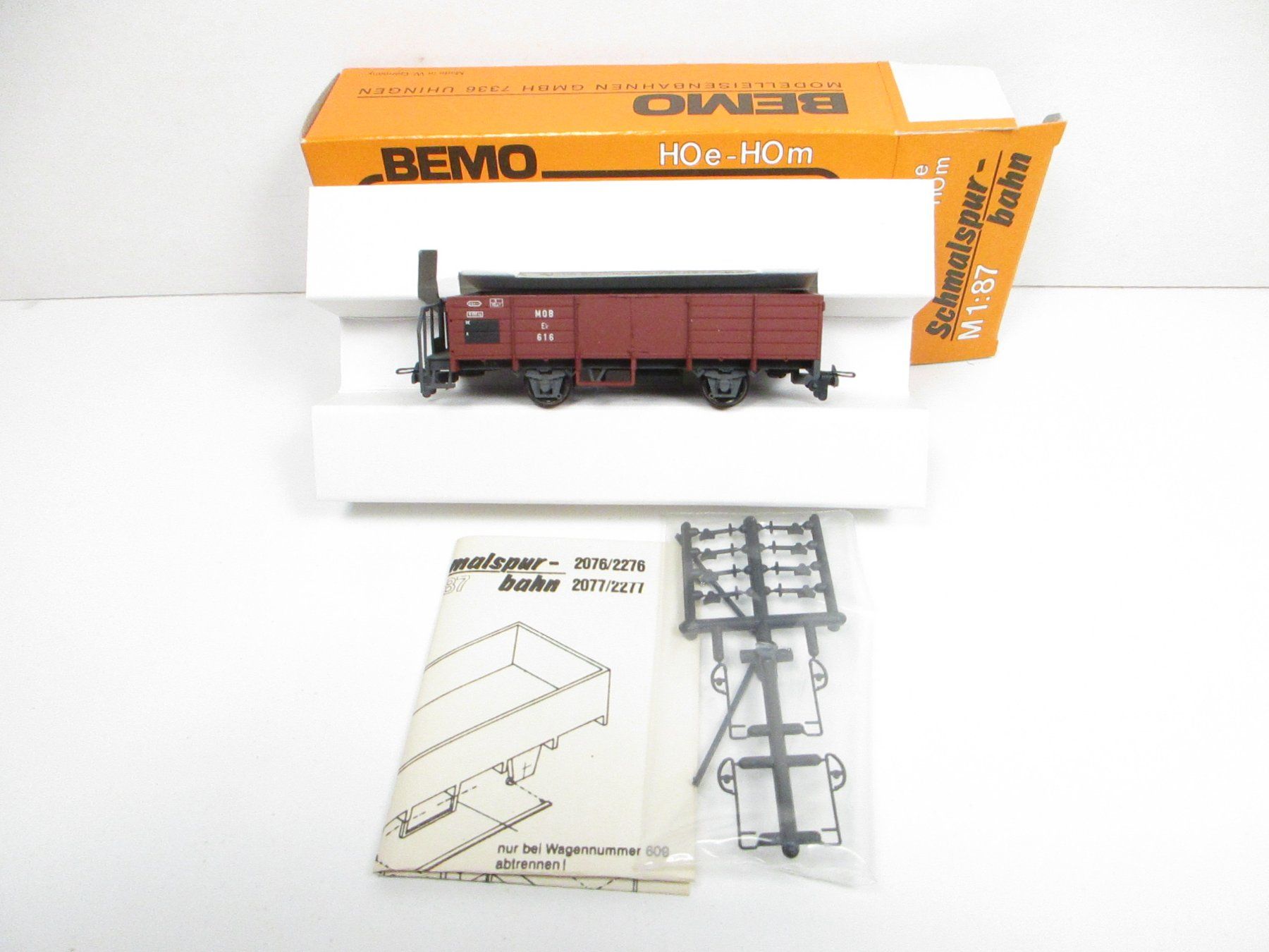 Bemo Modelleisenbahnen: Bemo H0m 2276 306 MOB Offener Güterwagen Ek 616 – Neu und originalverpackt aus Olten von Heinrich875 1