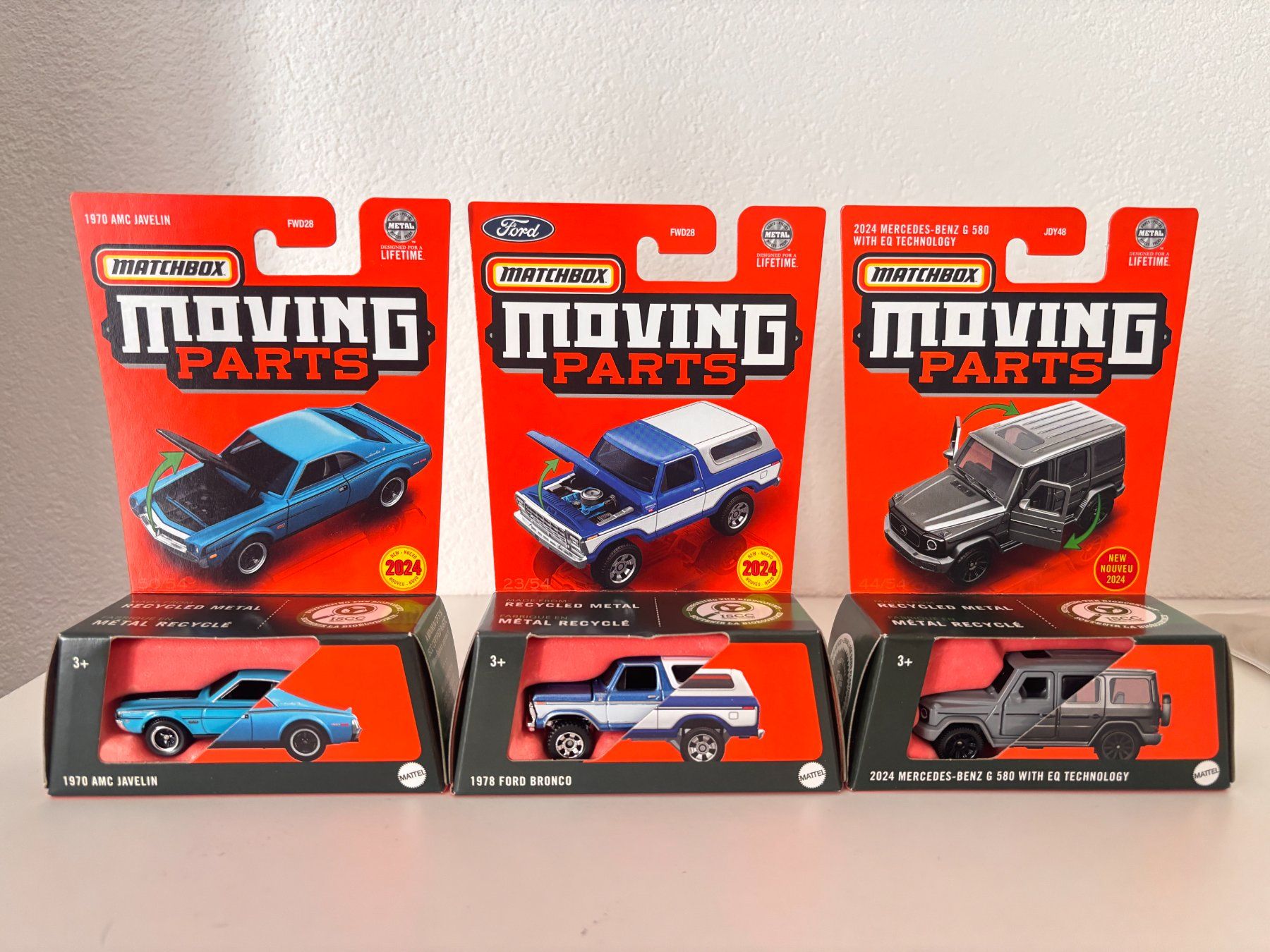 Matchbox Modellini d'auto: Matchbox Moving Parts – Nuovo e nell'imballaggio originale da Binningen venduto da samorga21