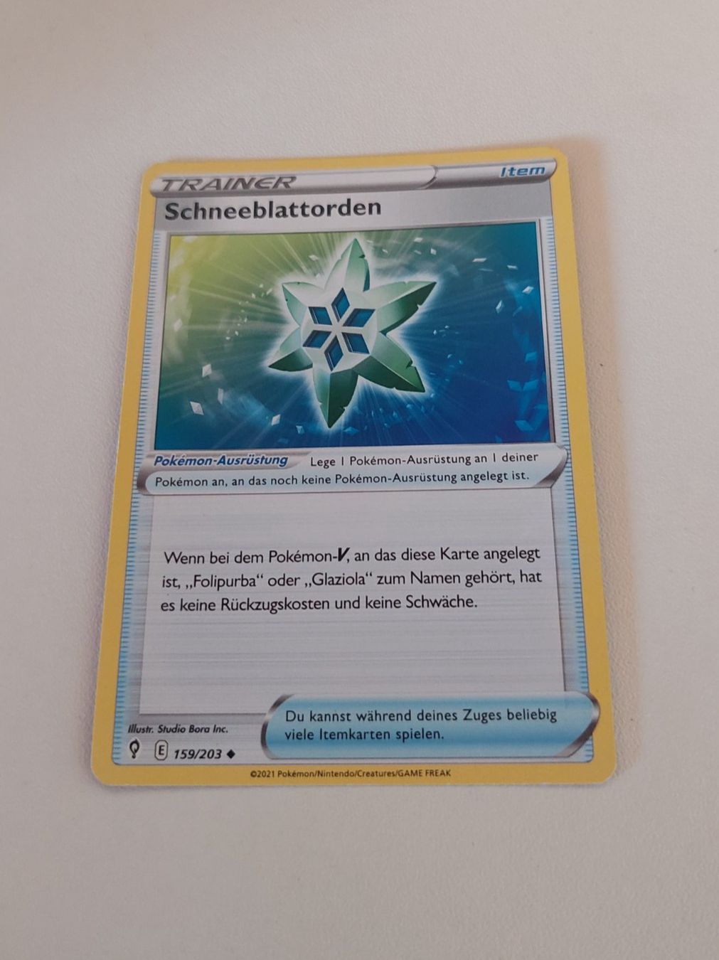 Pokémon Carte collezionabili: Pokemon Schneeblattorden 159/203 – Usato da Erlinsbach venduto da pfunky