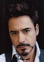 Robert DOWNEY JR. AUTOGRAM