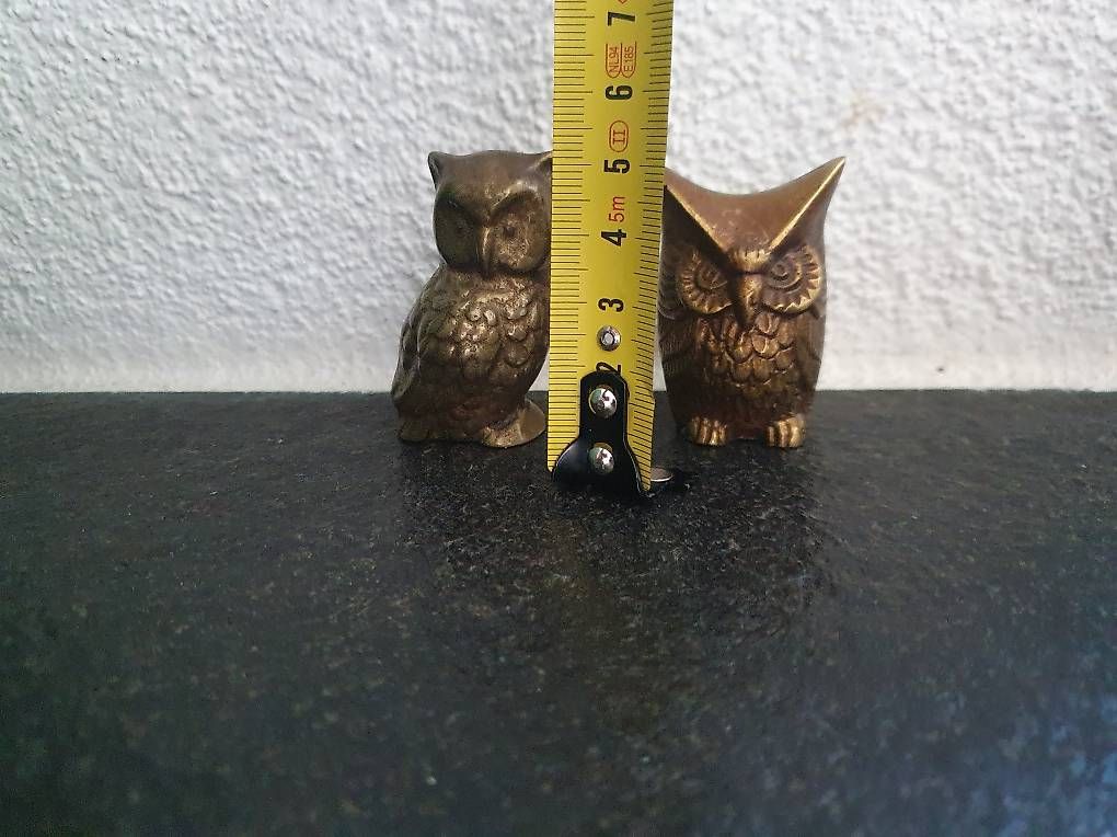 Statuette: 2 messing Eulen  – Usato da Olten venduto da stritten 3