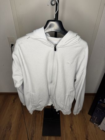 Reebok Fleece Hoodie Weiss Damen/Herren M