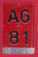 VELONUMMER/FAHRRADSCHILD, AG 81