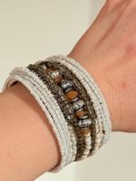 Bracelet manchette bohème chic - Bijoux d'été tendance!