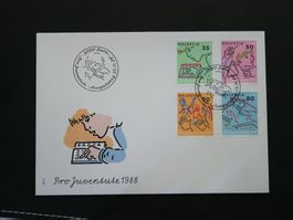 Ersttagsbrief 25.11.1988