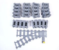 Eisenbahnschienen zu Citybahn, Weiche und Schienen