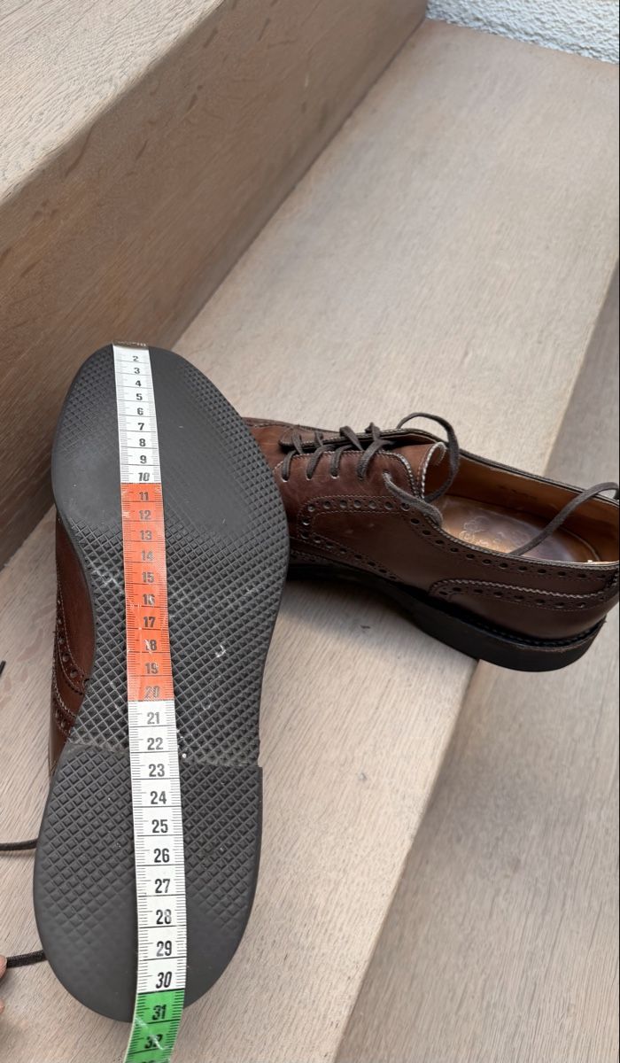 Scarpe da uomo: Ed Meier Herren Budapester, braun Grösse 8.5 D Leder Brogues – Usato da Oberwil b. Zug venduto da hallihallo12 2