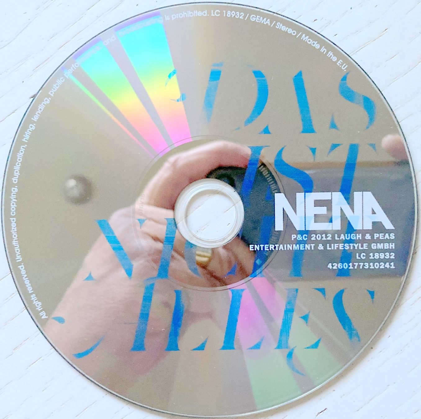 CDs: NENA - DAS IST NICHT ALLES – Gebraucht aus Bottens von hotter-than-hell 2