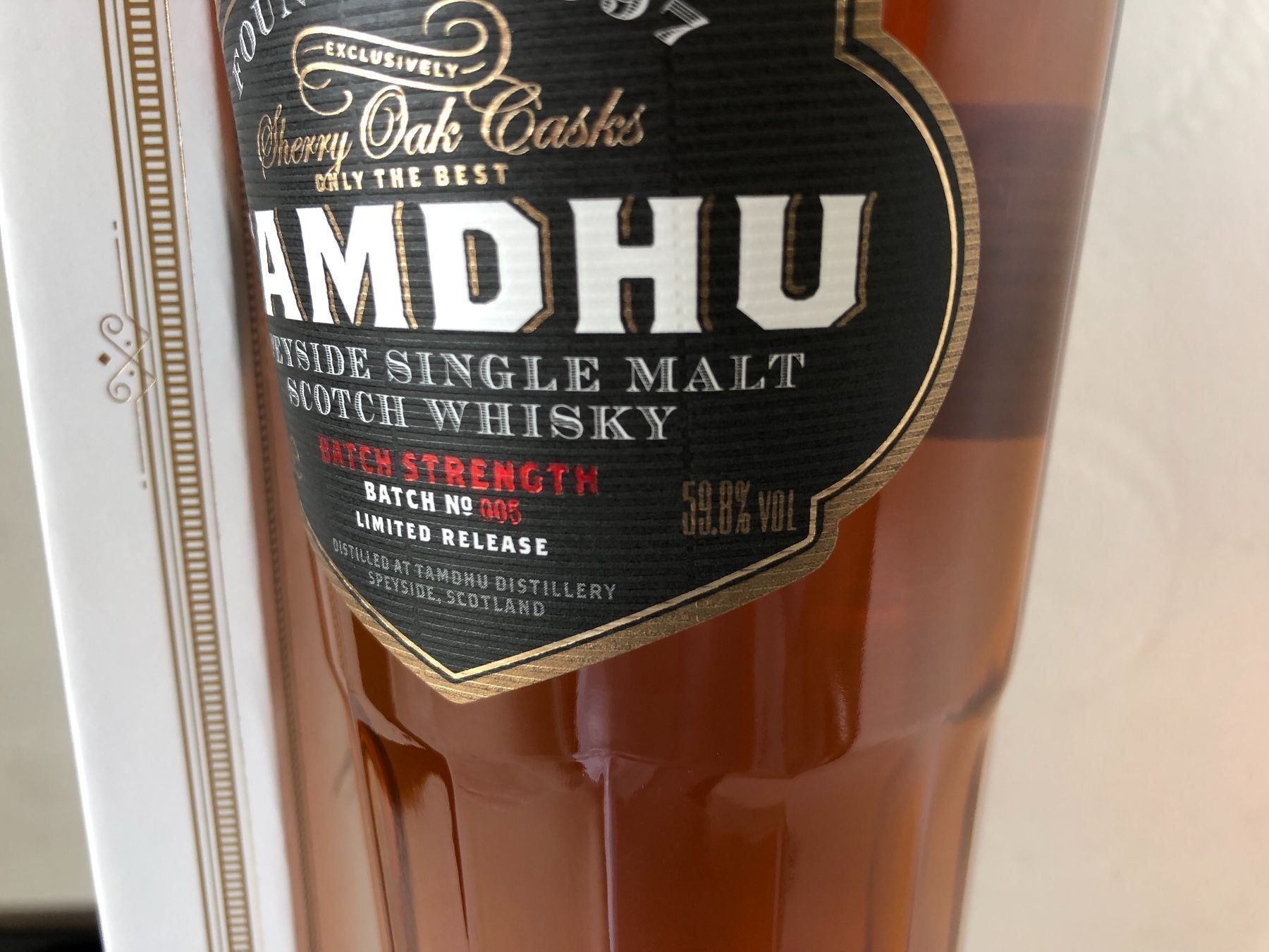 Spiritueux: Tamdhu Batch 005 Cask Strength 59.8% – Neuf avec emballage d'origine à Wöschnau par Vinsale 3